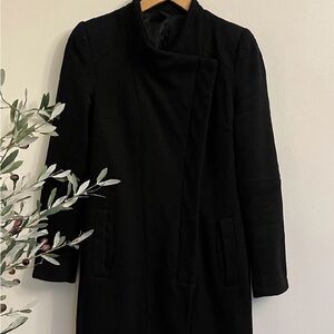 Tailored Black Women's Coat